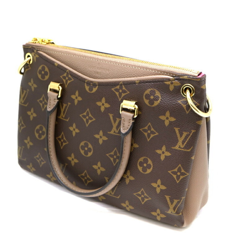 LOUIS VUITTON Pallas bag Monogram canvas brown LV